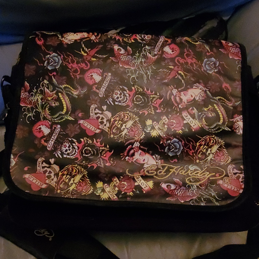 Ed Hardy RareRare Laptop Bag Rare Very Rare Rare Rare